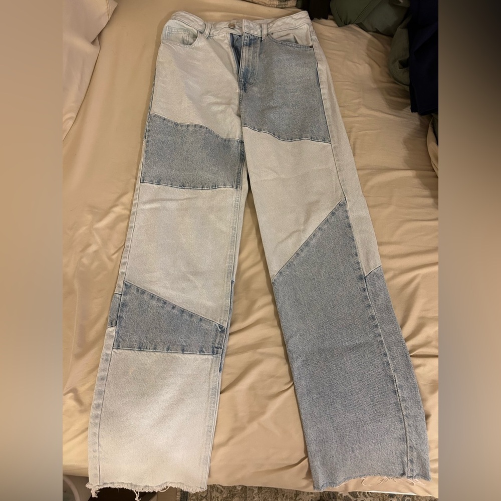PacSun Light and Dark Blue Denim Jeans